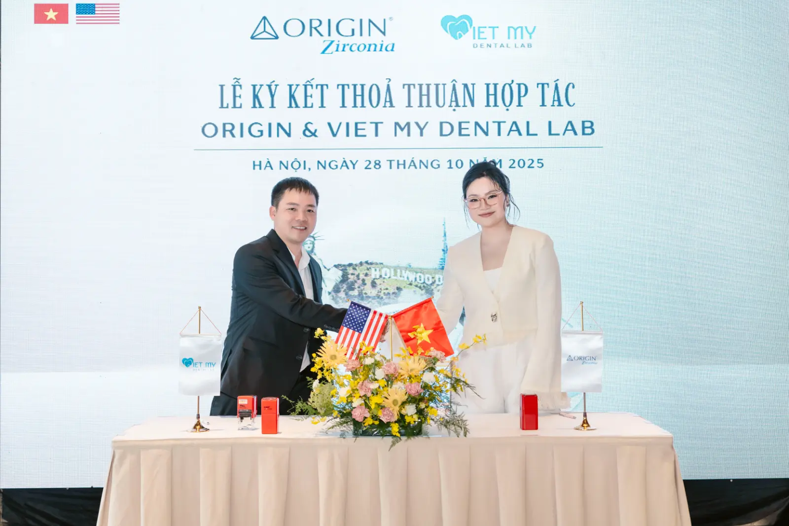Việt Mỹ Dental Lab Ký Kết Thỏa Thuận Hợp Tác Cùng Origin – Dấu Mốc Mới Trong Hành Trình Nâng Tầm Phục Hình Răng Sứ