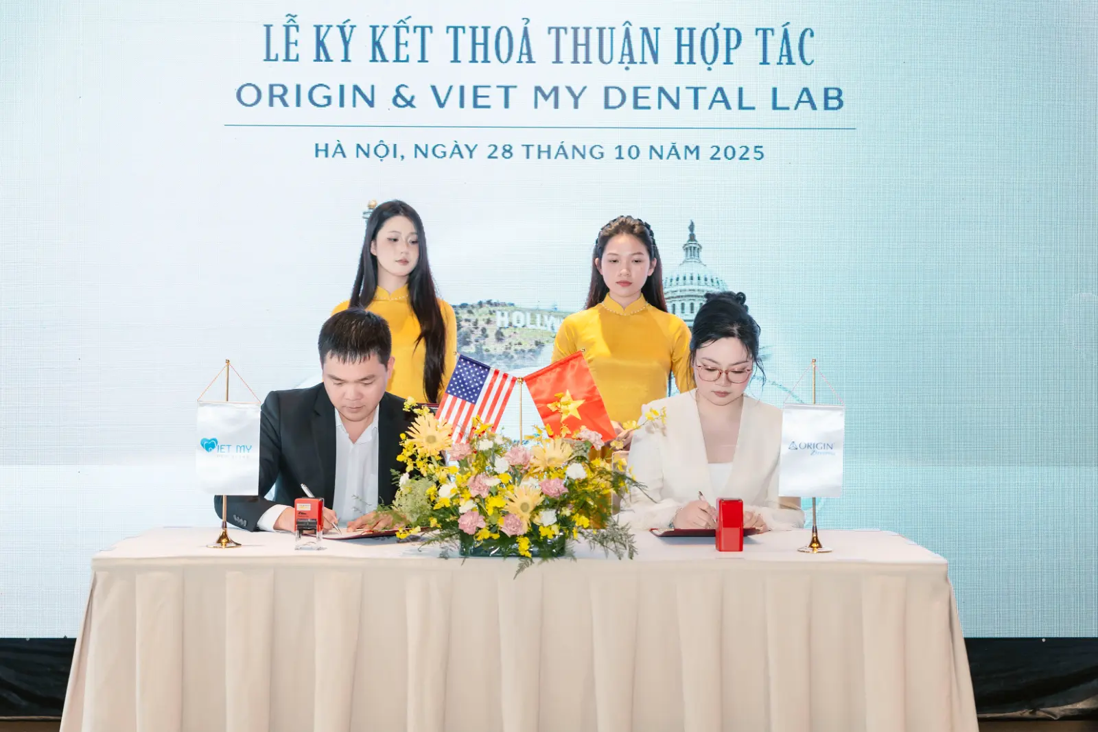 Việt Mỹ Dental Lab Ký Kết Thỏa Thuận Hợp Tác Cùng Origin – Dấu Mốc Mới Trong Hành Trình Nâng Tầm Phục Hình Răng Sứ